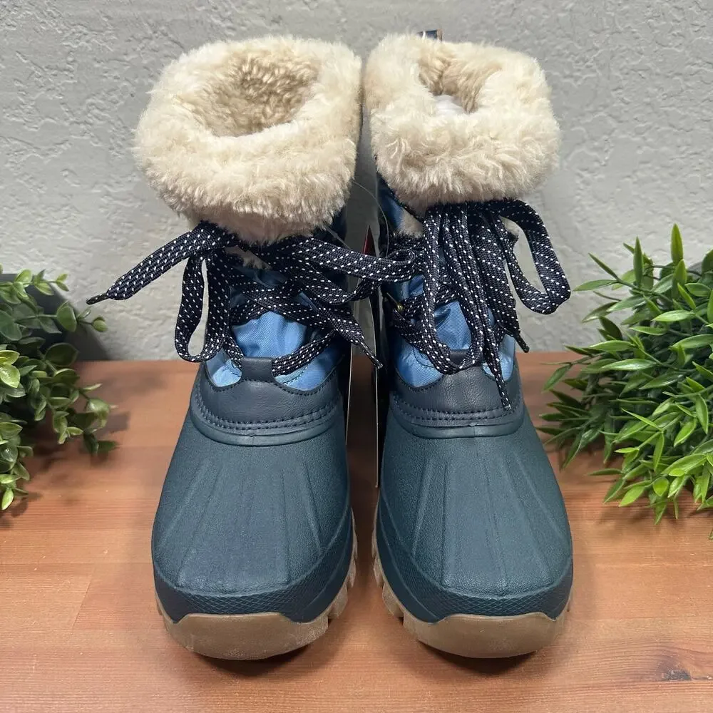 Storm by Cougar Fresno Fjord Waterproof Mid Winter Boots Navy Size 7